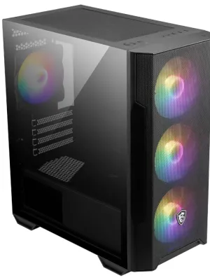 MSI MAG FORGE M100R 4X120mm ARGB mATX GAMING KASA
