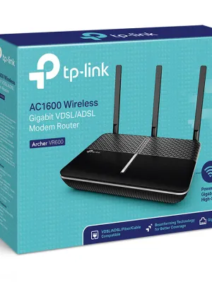 TP-LINK ARCHER VR600 4PORT ADSL2 1300Mbps MODEM/ROUTER