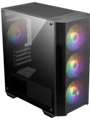 MSI MAG FORGE M100A 4x120mm ARGB mATX GAMING KASA