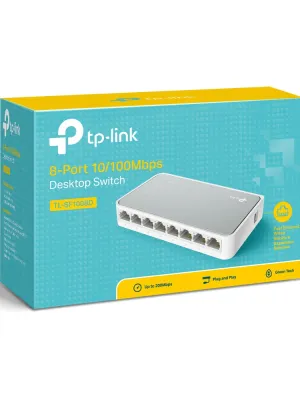 TP-LINK TL-SF1008D 8PORT 10/100 YÖNETİLEMEZ SWITCH