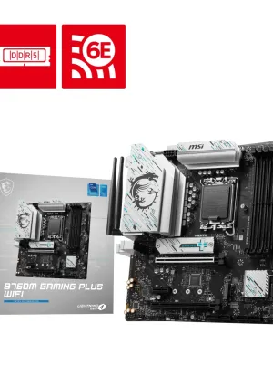 MSI MB B760M GAMING PLUS WIFI DDR5 6800(OC)MHz HDMI DP ATX 1700P