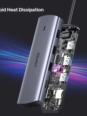 UNITEK USB-C 9in1 UNIVERSAL DOCK STATION (D1113A)