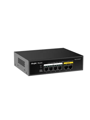 RUİJİE-REYEE RG-ES106F-P 4XFE-2XFE 54W POE SWİTCH