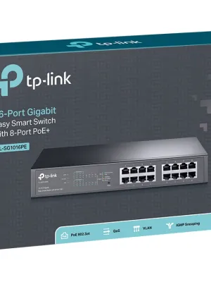 TP-LINK TL-SG1016PE 16PORT 10/100/1000 YÖNETİLEBİLİR POE SWITCH