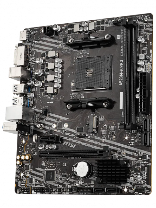 Ürün MSI A520M-A PRO DDR4 4600/1866Mhz M.2 mATX AM4 Görsel