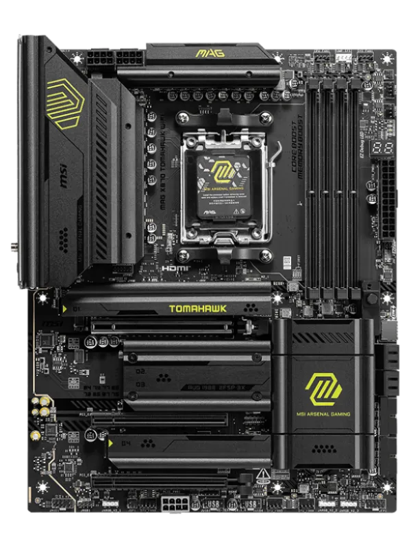 Ürün MSI MAG X870 TOMAHAWK WIFI DDR5 AMD X870 SOKET DDR Görsel