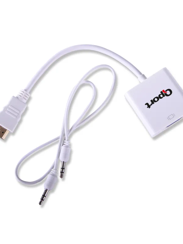Ürün QPORT Q-HD-VGJ HVJ HDMI TO VGA ÇEVİRİCİ Görsel