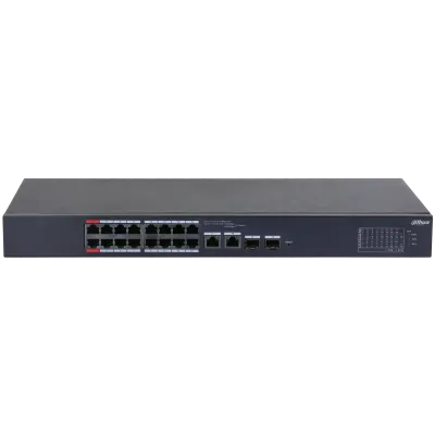 Ürün DAHUA CS4218-16ET-135 16 PORT16XFE-2XGE-2XGE/SFP YÖNETİLEBİLİR 135W POE SWİTCH Görsel