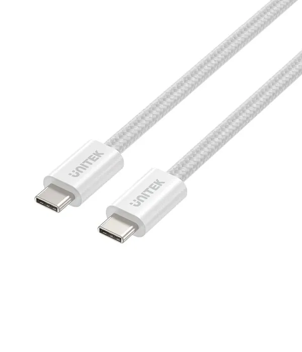 Ürün UNITEK TYPE-C MANYETİK HIZLI ŞARJ KABLOSU BEYAZ (C14141AWH01-1M) Görsel