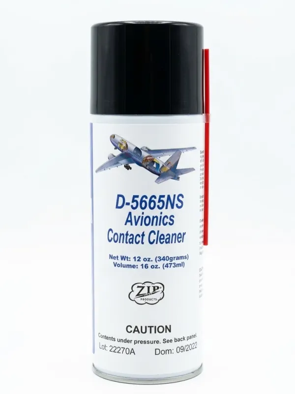 Ürün Zip-Chem D-5665NS Avionics Contact Cleaner - Havacılık Tipi Elektronik Kontak Temizleyici Sprey (473ml) Görsel