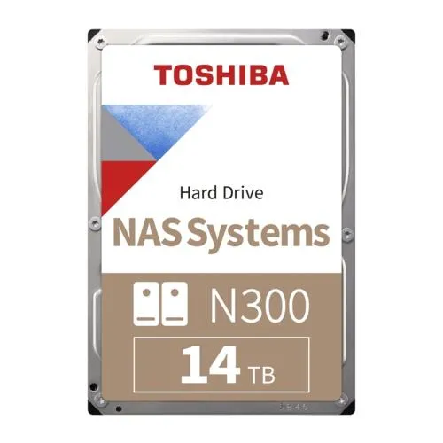 Ürün 14TB TOSHIBA N300 7200RPM SATA 512MB HDWG51EUZSVA Görsel