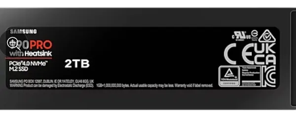 Ürün 2TB SAMSUNG 990 PRO SOĞUTUCULU M.2 NVMe 7450/6900MB/s MZ-V9P2T0CW (Resmi Distribütör Garantili) Görsel