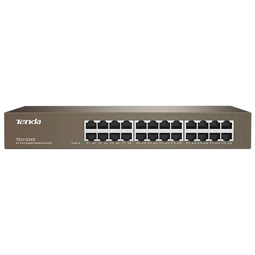 Ürün TENDA TEG1024D 24PORT 10/100/1000 YÖNETİLEMEZ SWITCH Görsel