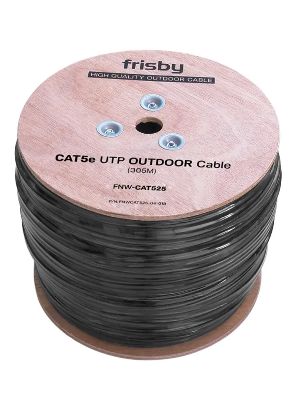 Ürün FRISBY FNW-CAT525 CAT5 DIŞ ORTAM KABLOSU 305 METRE Görsel