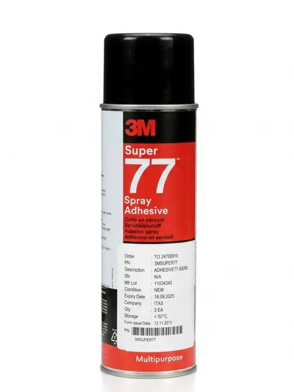Ürün 3M Super 77 Çok Amaçlı Sprey Yapıştırıcı - 500 ml Görsel