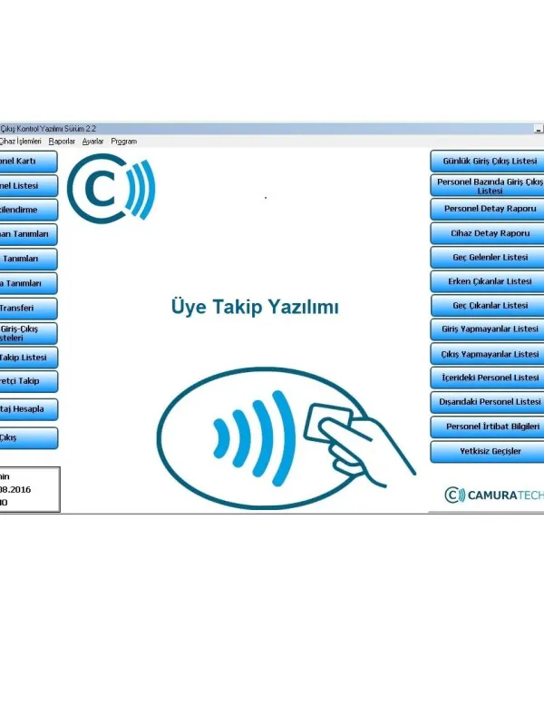 Ürün ÜYE TAKİP YAZILIMI Görsel