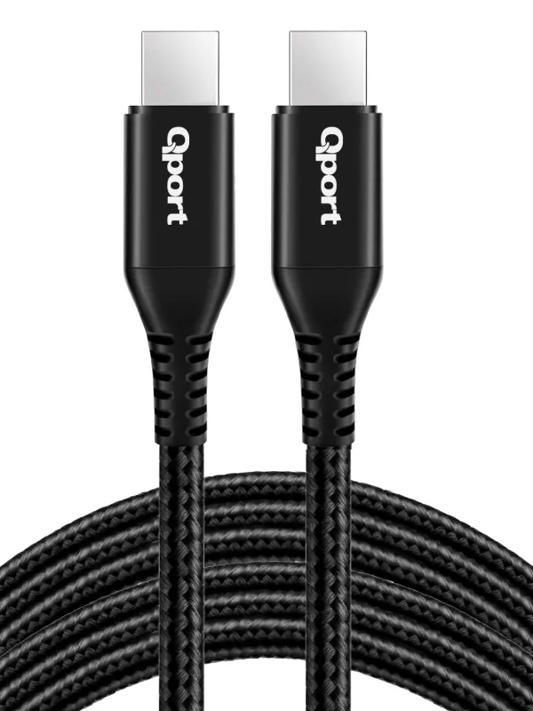 Ürün QPORT Q-TYPE-C3 3M TYPE-C 100W SUPER HIZLI PD SARJ VE DATA KABLOSU Görsel