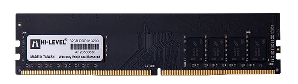 Ürün 32GB HI-LEVEL KUTULU DDR4 3200Mhz HLV-PC25600D4-32G Görsel
