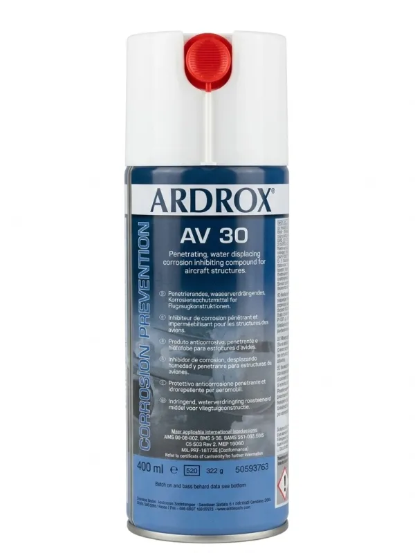 Ürün Ardrox AV 30 Korozyon Önleyici ve Su İtici Sprey - Havacılık Tipi Koruyucu (400 ml) Görsel