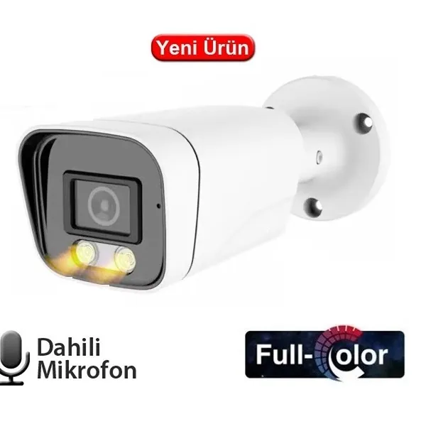 Ürün EZCOOL EZ-2315IPS 5MP 3.6MM FULLCOLOR SESLİ METAL POE IP BULLET KAMERA Görsel