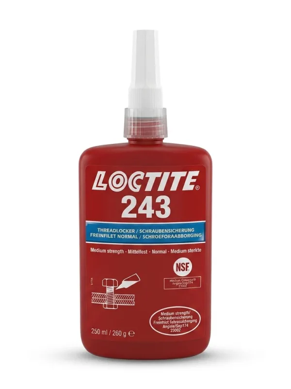 Ürün Henkel Loctite 243 Civata Sabitleyici - Yağa Dayanıklı Orta Mukavemet 250 ml Görsel