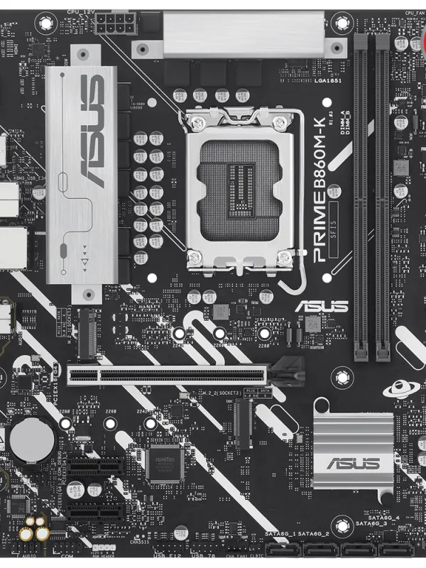 Ürün ASUS PRIME B860M-K SOKET 1851P DDR5 DP/HDMI SATA3 USB3.2 mATX ANAKART Görsel