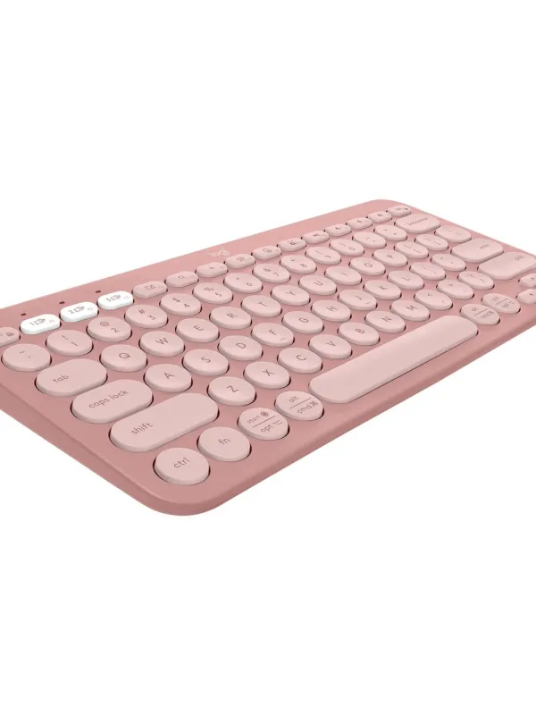 Ürün LOGITECH K380S PEBBLE BLUETOOTH TÜRKÇE Q KLAVYE PEMBE 920-011861 Görsel