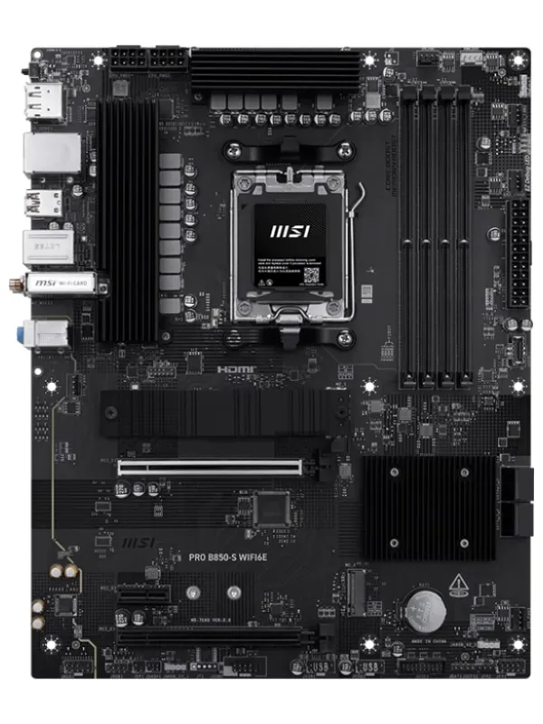 Ürün MSI PRO B850-S WIFI6E AMD B850 SOKET AM5 DDR5 Görsel