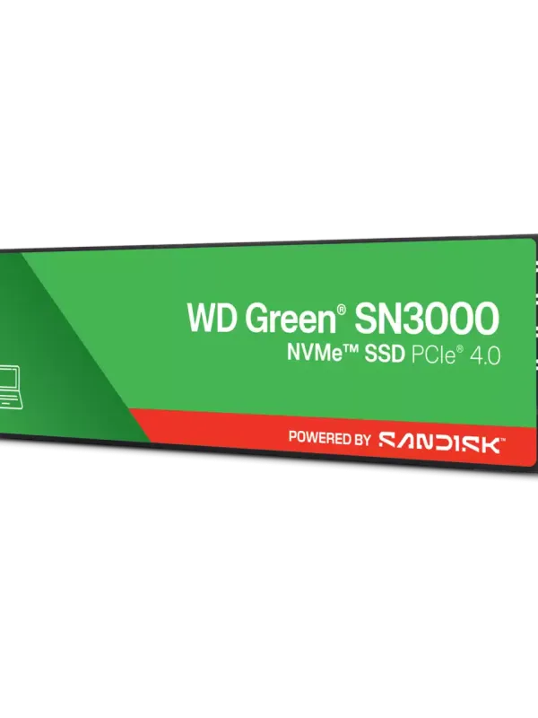 Ürün 500GB WD GREEN M.2 NVMe SN3000 5000/4000MB/s WDS500G5G0E SSD Görsel