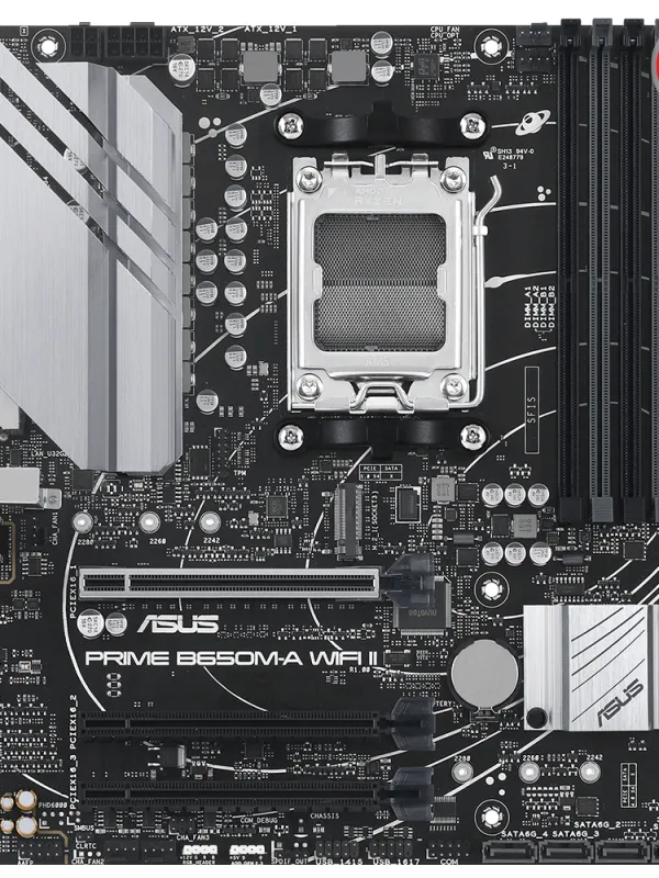 Ürün ASUS PRIME B650M-A WIFI II DDR5 6400Mhz(OC) M.2 mATX AM5 Görsel