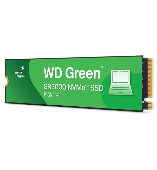 Ürün 2TB WD GREEN M.2 NVMe SN3000 5000/4200MB/s WDS200T4G0E SSD Görsel