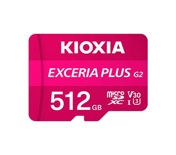Ürün 512GB KIOXIA EXCERIA PLUS G2 MICRO SDXC 4K 100/MB/s LMPL2M512GG2 Görsel