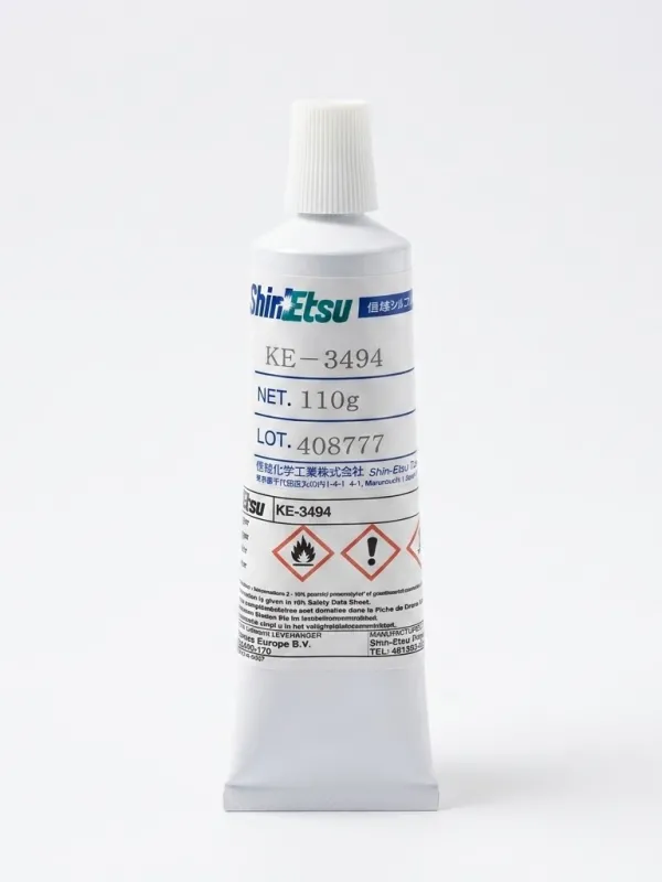 Ürün Shin-Etsu KE-3494 Isıya Dayanıklı ve Elektrik Yalıtkan Silikon Yapıştırıcı - 110g Görsel