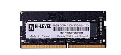 Ürün 16GB DDR4 3200Mhz SODIMM 1.2V HLV-SOPC25600D4/16G HI-LEVEL Görsel