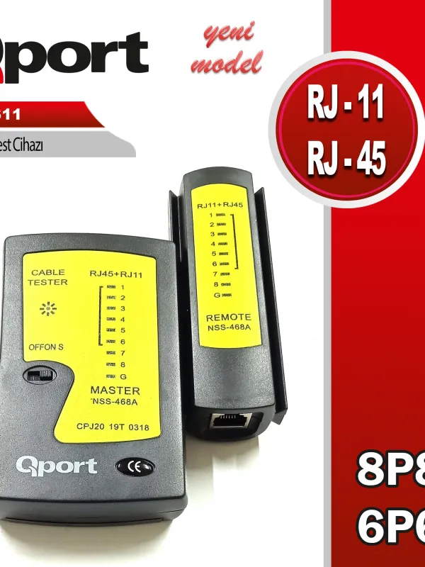 Ürün QPORT Q-TS11 KABLO TEST CİHAZI Görsel