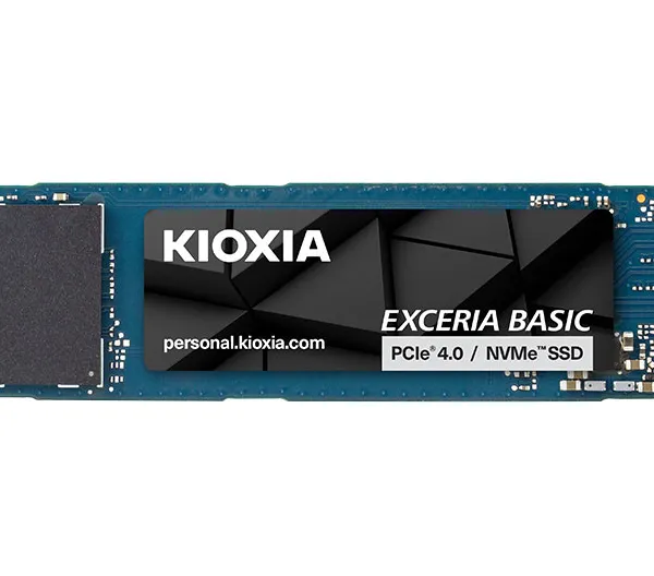 Ürün 2TB KIOXIA EXCERIA BASIC M.2 7300/6800MB/s LSF10Z002TG8 Görsel