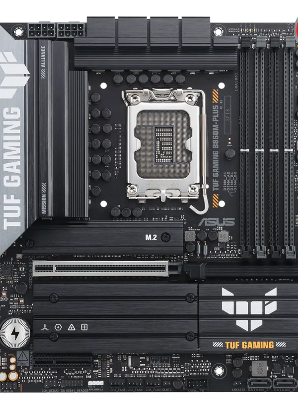 Ürün ASUS TUF GAMING B860M-PLUS 1851 SOKET DDR5 DP HDMI MATX ANAKART Görsel