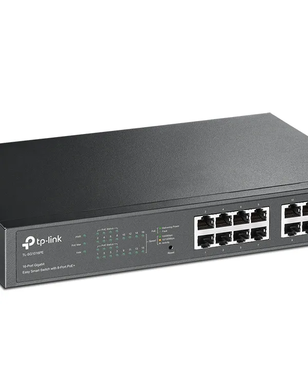 Ürün TP-LINK TL-SG1016PE 16PORT 10/100/1000 YÖNETİLEBİLİR POE SWITCH Görsel