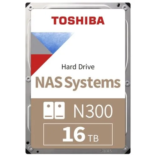 Ürün 16TB TOSHIBA N300 7200RPM SATA 512MB HDWG51GUZSVA Görsel