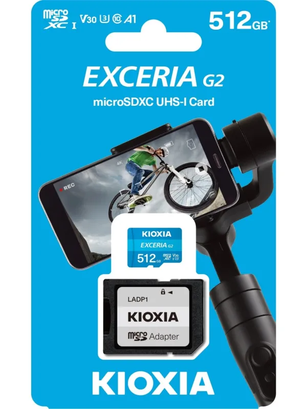 Ürün 512GB MICRO SDHC G2 4K 100MB/s KIOXIA LMEX2L512GG2 Görsel