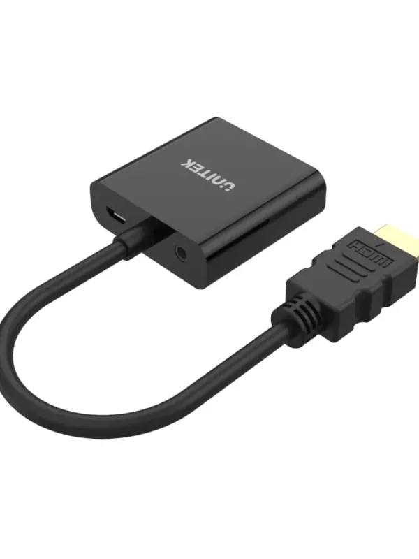 Ürün UNITEK HDMI TO VGA SES DESTEKLİ 1080P (Y-6333) Görsel