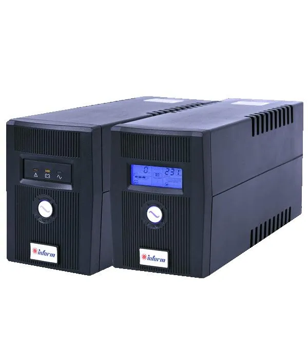 Ürün INFORM SINUS EVO UPS 1KVA ONLINE 5-12DK 2x7AH AKÜ Görsel