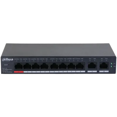 Ürün DAHUA CS4010-8ET-110 8xFE-2xGE BULUT YÖNETİLEBİLİR 110W POE SWİTCH Görsel