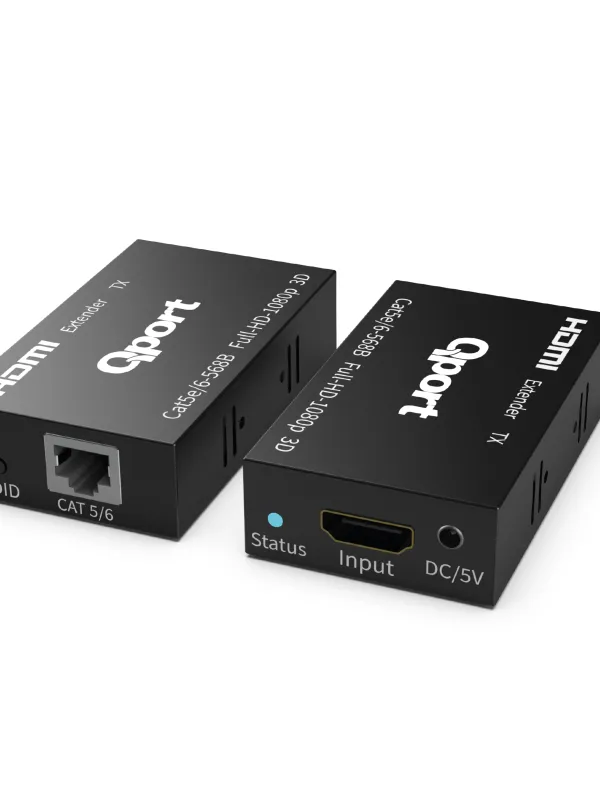 Ürün QPORT Q-HEX3 HDMI EXTENDER CAT6 60M 2 LI PAKET Görsel