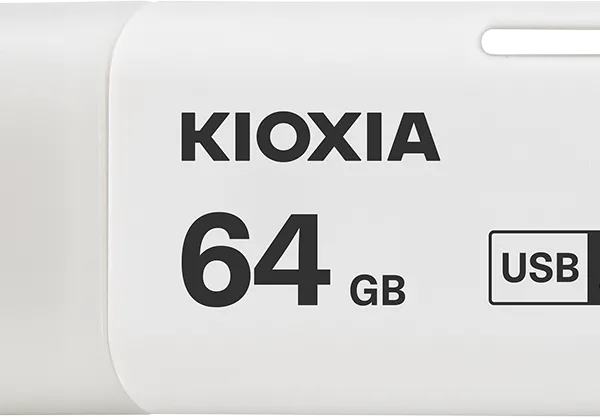 Ürün 64GB USB3.2 GEN1 KIOXIA BEYAZ USB BELLEK LU301W064GG4 Görsel