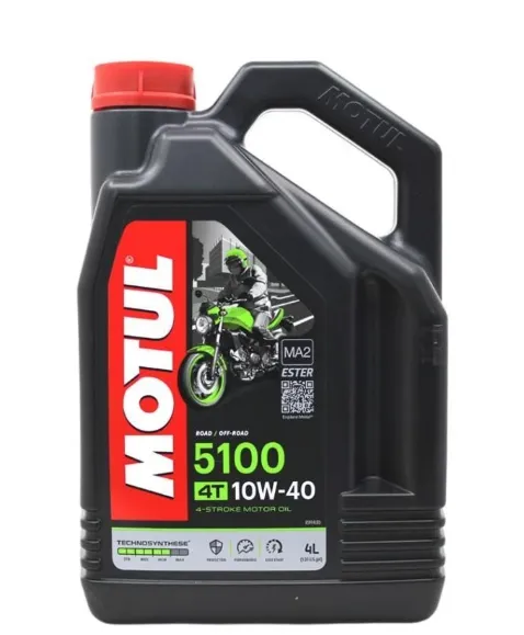 Ürün Motul 5100 4T 10W-40 Technosynthese Ester Motosiklet Yağı - 4 Litre Görsel
