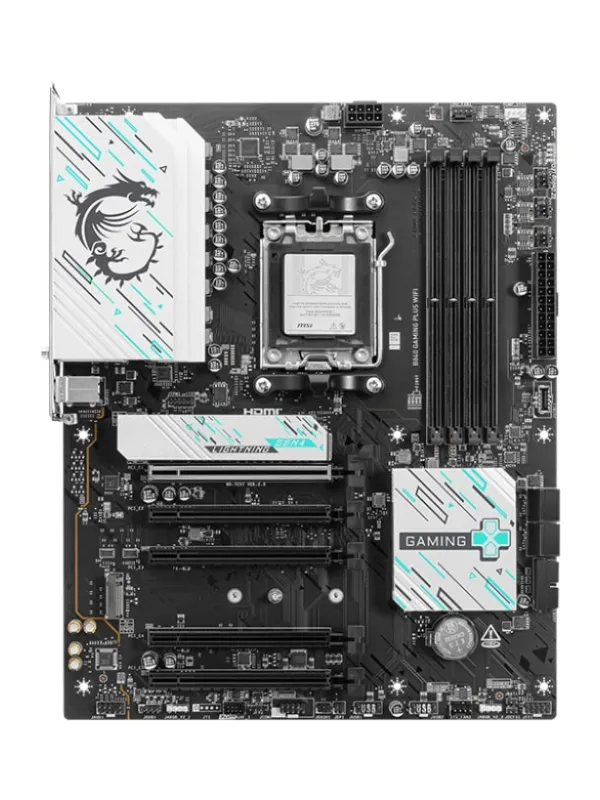 Ürün MSI B840 GAMING PLUS WIFI AM5 DDR5 8000(OC)Mhz ATX Gaming (Oyuncu) Anakart Görsel