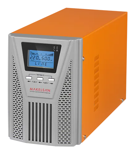 Ürün MAKELSAN POWERPACK SE 1 KVA / 900W (1F/1F) 4-8dk (2x 12V/7AH) ONLINE MU01000N11EAV04 Görsel