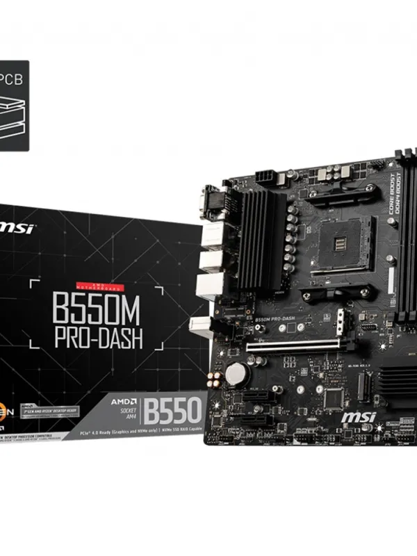 Ürün MSI B550M PRO-VDH DDR4 4400(OC) HDMI mATX AM4 Görsel